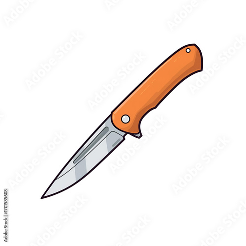 knife isolated on white background