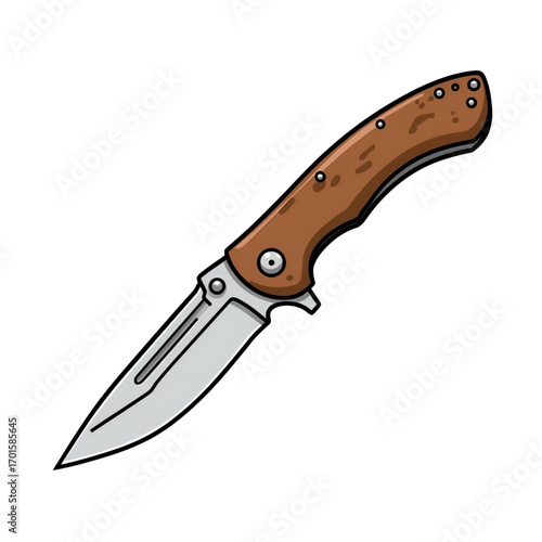 knife isolated on white