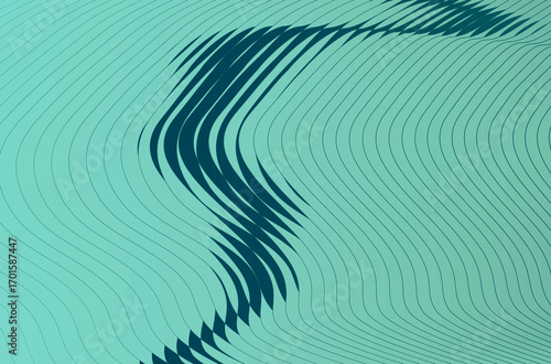 Abstract wavy lines background	
