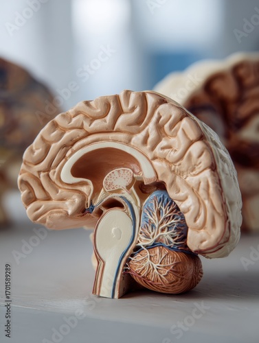 Human Brain Anatomy Model - Medical Education