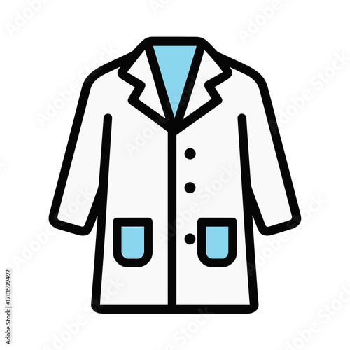 shirt icon on metal internet button labcoat