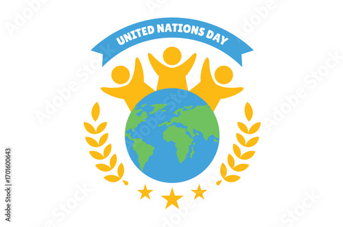 illustration International Day of United Nations vector illustration