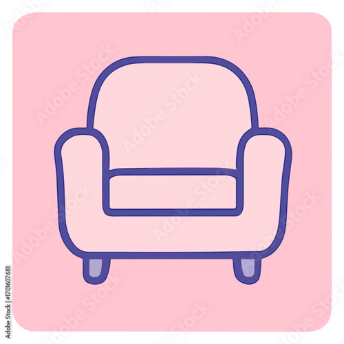sofa icon vector