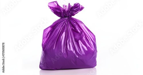 Colorful and Stylish Purple Trash Bag Designed for Efficient Waste Management Solutions