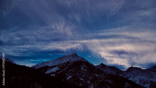 Spiti Vlley Himalayan mountains in winter