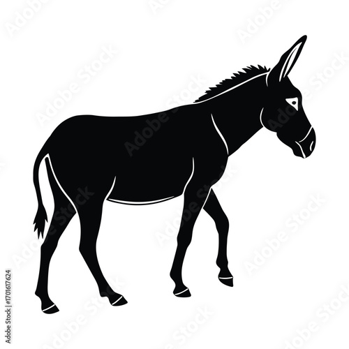 horse silhouette vector