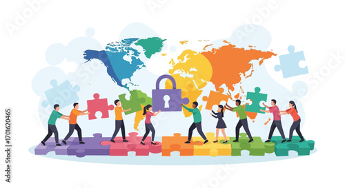 Global Teamwork and Security Collaboration for World Peace.