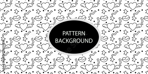 Popular outline love nature. doodle christmas concept, autumn, astract doodles pattern. for textile, paper gifting ox