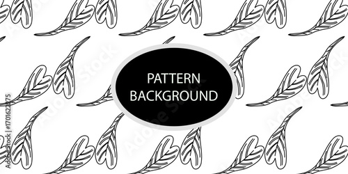 Popular outline love nature. doodle christmas concept, autumn, astract doodles pattern. for textile, paper gifting ox