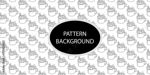 Popular outline love nature. doodle christmas concept, autumn, astract doodles pattern. for textile, paper gifting ox