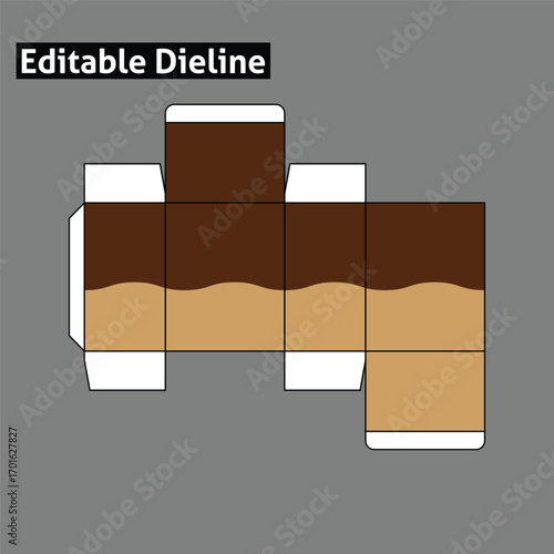 coffee packaging dieline, coffee bag,  coffee packaging, die line,  custom dieline