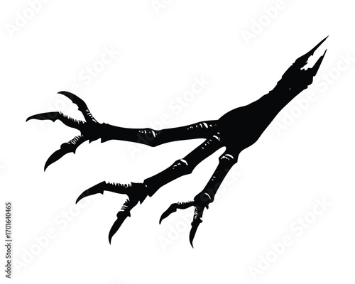 Silhouette of a woman and girl vector illustration with flying birds design
