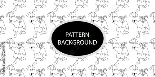 Popular outline love nature. doodle christmas concept, autumn, astract doodles pattern. for textile, paper gifting ox