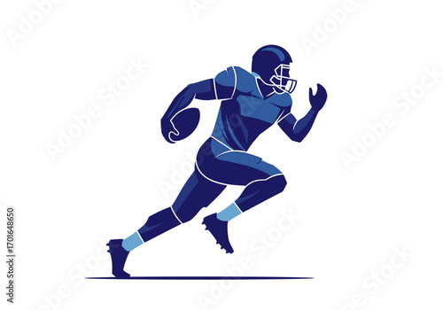Football Player Running