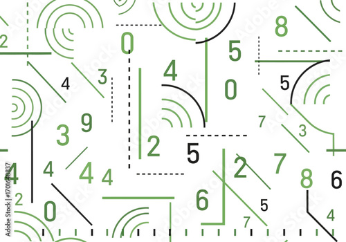 Abstract Numeric Pattern