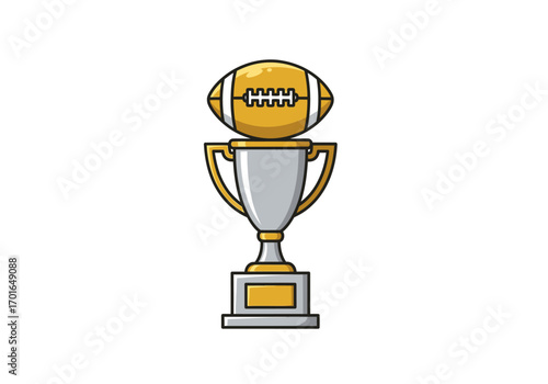 American Football Trophy Icon