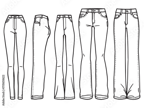 Jeans modern design with classic appeal