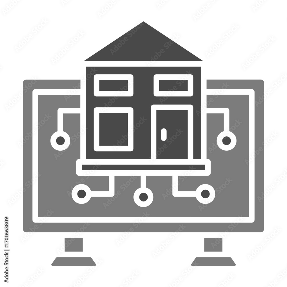 Fototapeta premium Home Icon