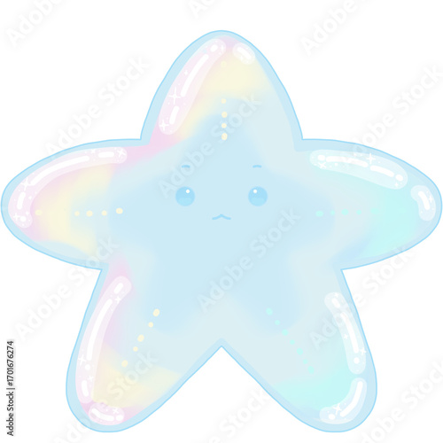 Starfish pastel colorful