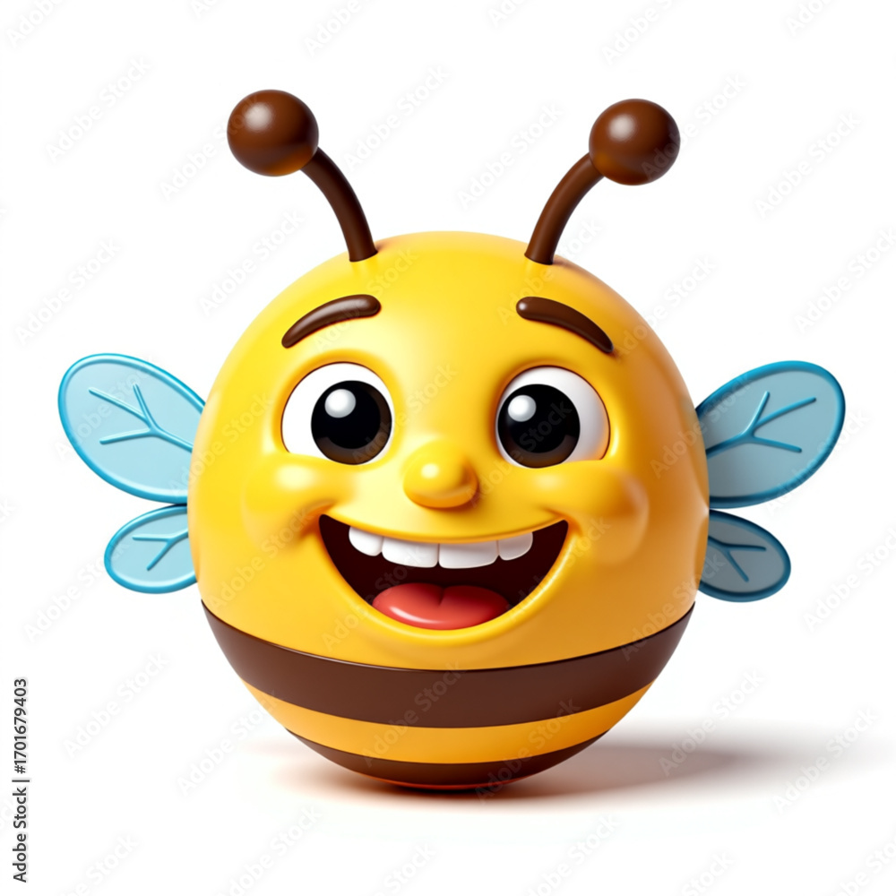 Fototapeta premium 3d bee cartoon