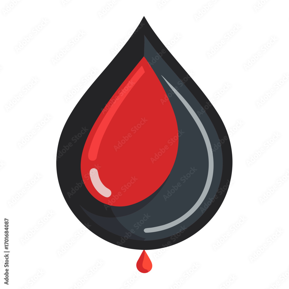Fototapeta premium drop of blood