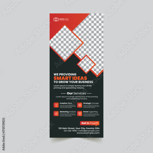 Business Rollup Banner Template Design
