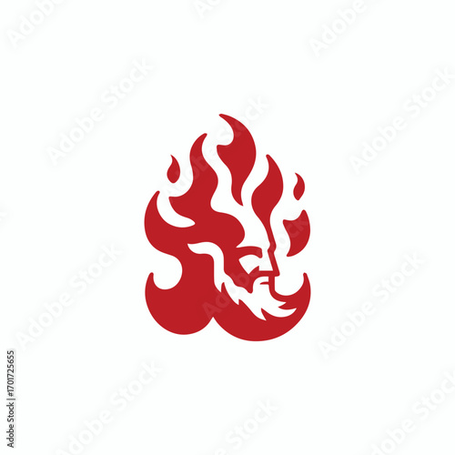 Fire god logo