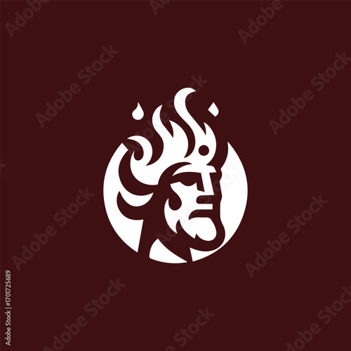 Fire god logo