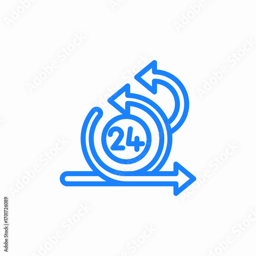 agile methodology icon sign vector