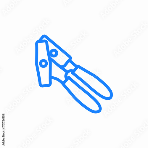 can opener icon sign vector