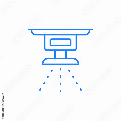 fire sprinkler icon sign vector