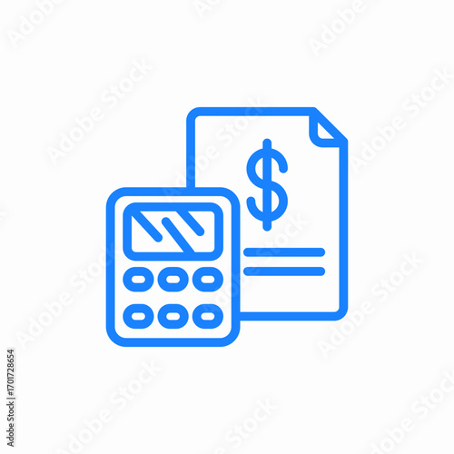 income financial icon sign vector