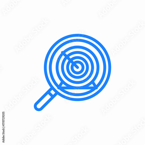 magnifier zoom icon sign vector
