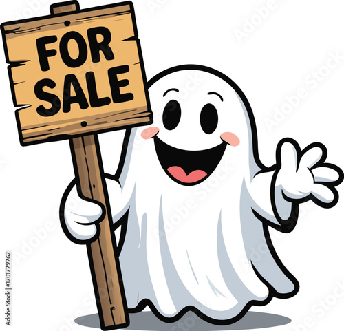 halloween ghost cartoon