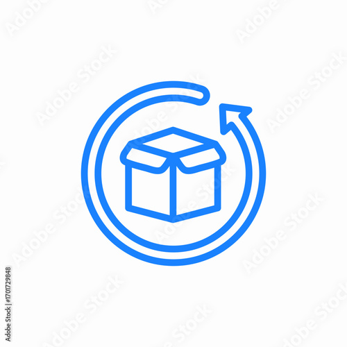 product loop icon sign vector