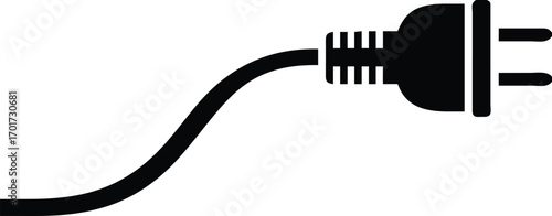 Electrical Plug and Cord Icon power energy 
