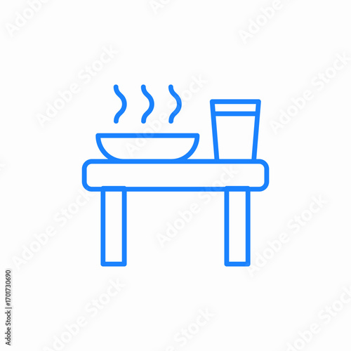 table food drink icon sign vector