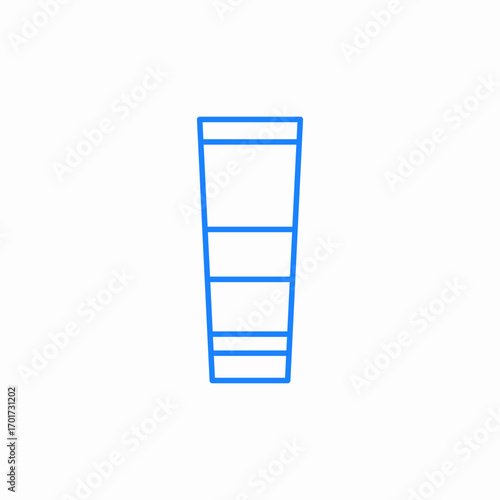 tube of cream icon sign vector