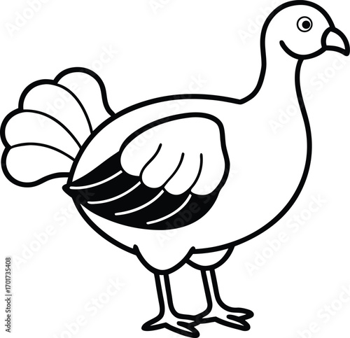 vector illustration of chicken