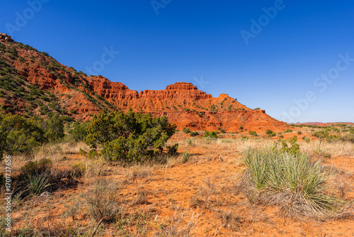 Red Cliffs at Caprock Canyons State Park, Texas, USA