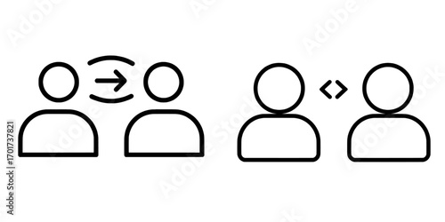 A modern symbol for keeping public distance is the social distancing icon sign