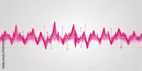 Red heartbeat pulse on a cardiogram monitor