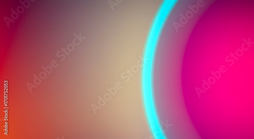 Abstract colorful gradient background with a bright neon stripe.