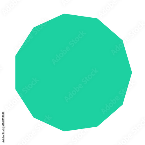 Polygon Shape 11 sides #232