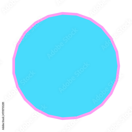Polygon Shape 23 sides #244