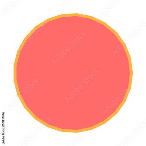 Polygon Shape 25 sides #274