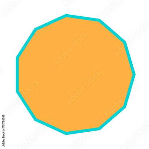Polygon Shape 11 sides #288