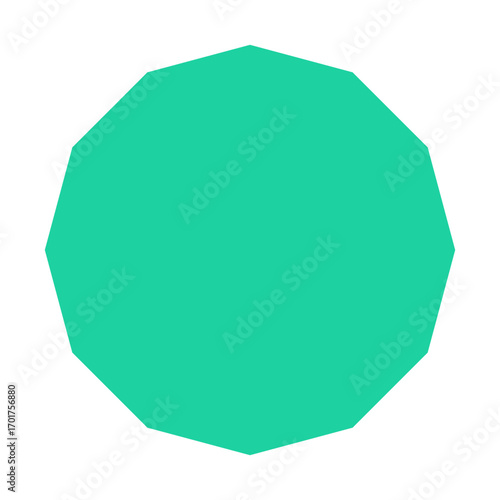 Polygon Shape 12 sides #317
