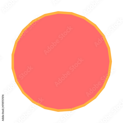 Polygon Shape 23 sides #328