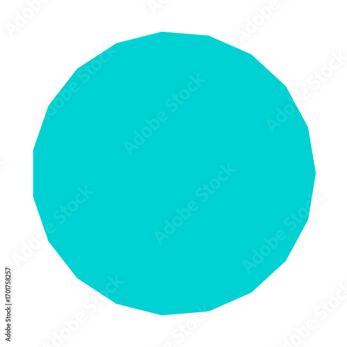 Polygon Shape 19 sides #380